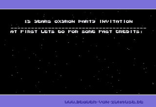 Screenshot for C64 invitation