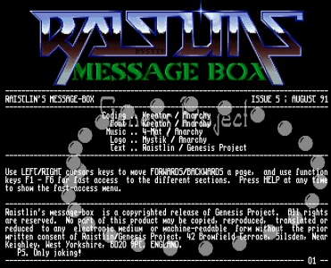 Pouet screenshot for 12452
